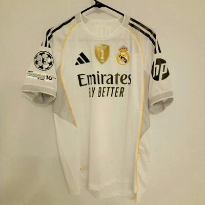Real Madrid Home Jersey, L Size Player's Version  - Image 1 of 4