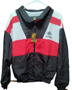 Giacca nylon softshell vintage nuova con etichette Red Baron Stearman Squadron taglia M spedizione gratuita - Foto 1 di 7