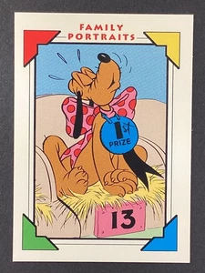 Impel Disney Family Portraits #115 1939 Pluto Dog Show 1991 de colección casi nuevo - Imagen 1 de 2
