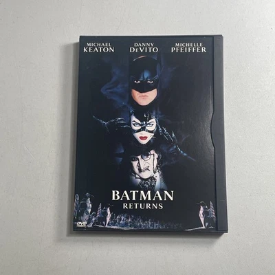 Batman Returns (DVD, 1992) Michael Keaton - Michelle Pfeiffer - Snap Case - Image 1 of 3