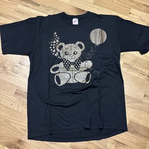 Camisa vintage Jerzees para mujer extra grande oso de peluche Love años 90 puntada única - Imagen 1 de 6