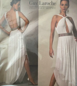 New & Vintage 2008 Vogue Paris Original Evening Dress Pattern V1047 14-20 - Picture 1 of 5