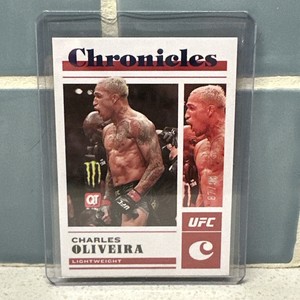 2023 Chronicles UFC - Charles Oliveira - Blue Foil #'d /99 Card #16 - BUY IT NOW
