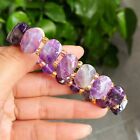 22g Natural Rare Purple Amethyst Crystal Beads Bracelet