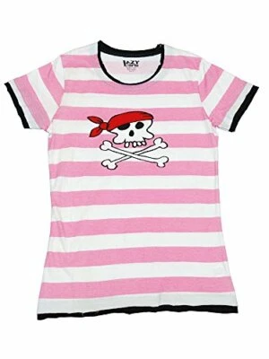 Lazy One - Junior Fitted PJ Set - Pink Pirate - Medium - Image 1 of 4