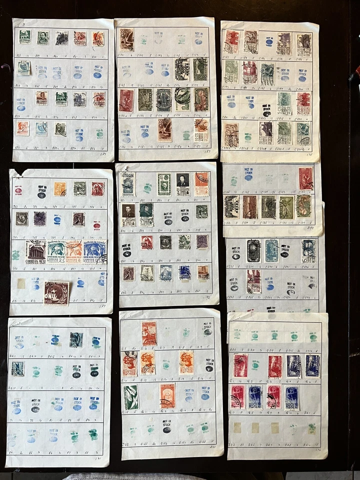 老式10页墨西哥邮票 — 第 1/4 张图片