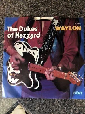 Waylon Jennings The Dukes Of Hazzard 45 Record - Image 1 of 4