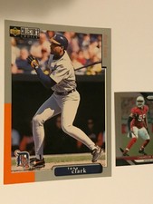1998 UD Collector's Choice Baseball Card #90 Tony Clark CARD SIZE IS 5X7 