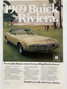 1969 Buick Riviera Print Ad - Picture 1 of 2