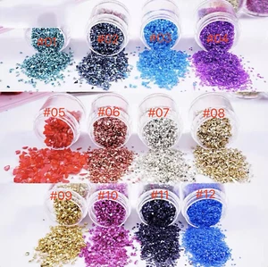 10g Broken Glas Mix unregelmäßigen Strass für Nägel Resin Harz decoden Füllung - Picture 1 of 7
