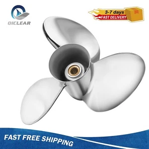 Stainless 15x21 Boat Propeller fit Suzuki DF 150/175/200/225/250/300,15 Tooth,RH - Picture 1 of 7