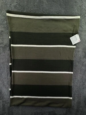 NUEVO CON ETIQUETAS Lululemon Abridor de Corazón Bufanda Mujer Envoltura Convertible Suave Verde Rayas O/S Foto 1 de 4