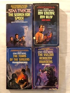 Lot of 4 Star Trek The Original Series Paperback Books (#17-#20) - Imagen 1 de 5