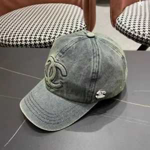 Chanel Denim Logo Women's Casual Baseball Cap Adjustable Trucker Hat - Picture 1 of 7