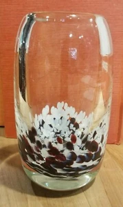 Vtg 89 James (Jim) Kingwell exceptional GLASS VASE & Work of ART Icefire Studios - Picture 1 of 11