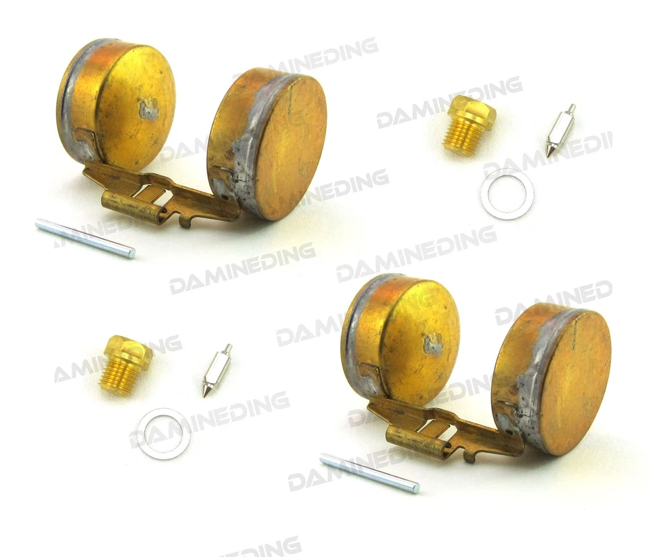 2X Flotador de carburador y pasador para 16013-116-700 CB200 CL CT TL125 válvula de flotador aguja de carburador Foto 1 de 4