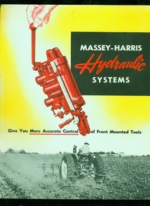 C. 1953 Massey-Harris Hydraulic Systems 4-page farm catalog brochure - Picture 1 of 1
