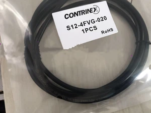 1pc New Contrinex proximity switch sensor cable S12-4FVG-020 - Picture 1 of 2