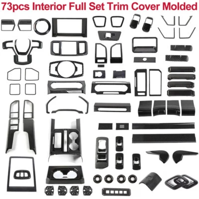 For Ford F150 2015-2020 Carbon Fiber Interior & Exterior Trim Decoration Covers - Image 1 of 4