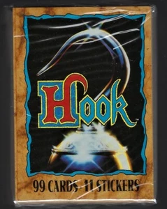 1991 Topps HOOK Movie Trading Cards Complete Set 99 cards, 11 Stickers & Wrapper - Picture 1 of 2