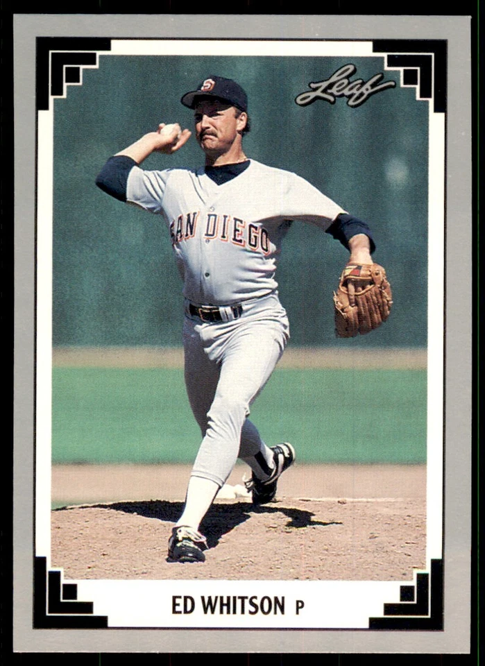 1991 Leaf Ed Whitson Baseball Cards #337 - Image 1 of 2