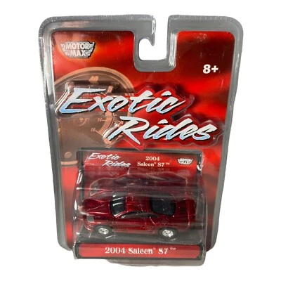 Motor Max 1/64 Diecast Car Exotic Rides 2004 Saleen s7 New Original Package  - Image 1 of 4
