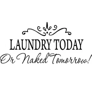 Laundry Wall Decal - Picture 1 of 1