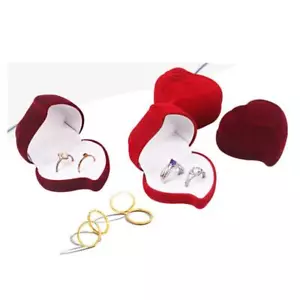 Scatola Portagioie Organizer Cuore Plastica Collana Impilabile Piccola Multicolore Regalo - Foto 1 di 33