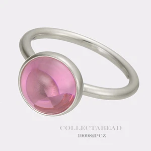 Authentic Pandora Silver Poetic Droplet Pink Ring Size 58 (8) 190982PCZ SPECIAL! - Picture 1 of 1