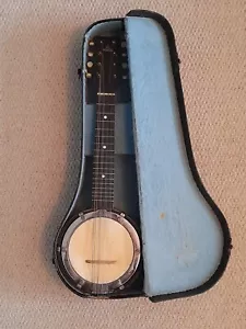 More details for vintage banjo mandolin 8 strings with case