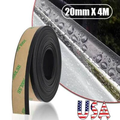 Rubber Weather Seal Strip Car Door Window  Edge Molding Trim Protector Guard - Image 1 of 4