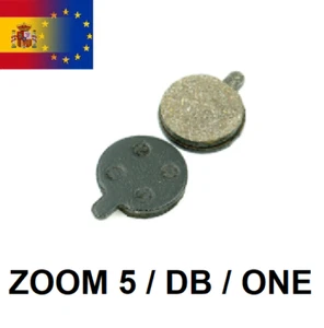 Pastillas Set 2 Pads 18mm Freno ZOOM 5 ONE DB 250 280 350 450 550 650 - Imagen 1 de 2