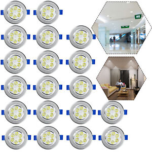 20x 3w LED montaje lámpara spot 12v plafón instalación emisor luces de techo