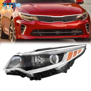 Faro halógeno para Kia Optima 2016-2018 sin LED DRL lado izquierdo carcasa cromada - Imagen 1 de 14