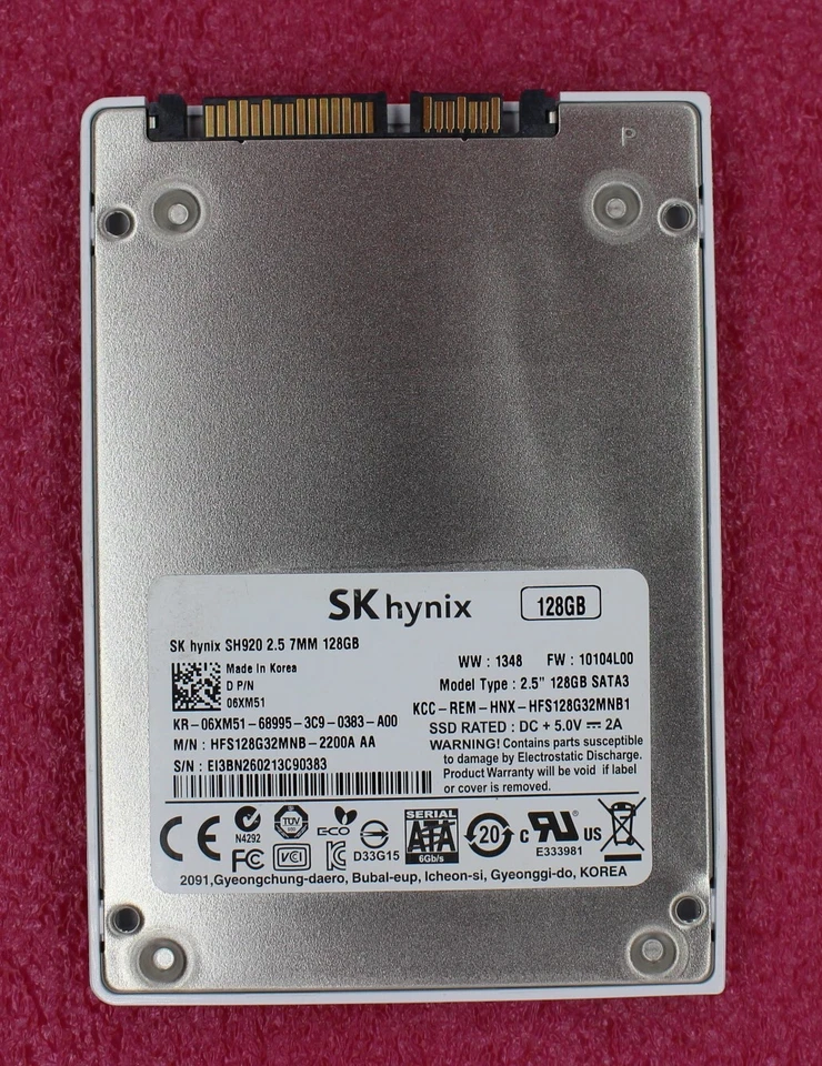 Dell 128Gb 2.5 inch 7mm SSD - Image 1 of 1
