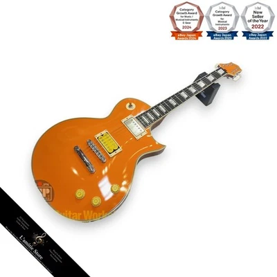 ESP Eclipse Style Gitarre Orange Solid Body mit Potbelly Head gebraucht - Bild 1 von 4