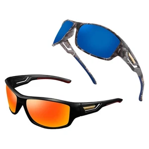 Sports Sunglasses Eyewear Wrap Around Sun Glasses for Motorcycle Cycling Hunting - Picture 1 of 15