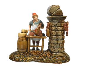 Scena Salumiere Landi Moranduzzo Cm 10 - Gruppi Pastori Presepe - Bild 1 von 2