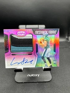 2022 Certified Carson Strong Freshman Fabric Mirror Pink Patch Auto RC 149 Quad - Imagen 1 de 8