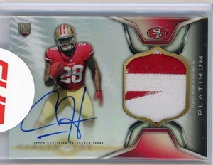 Carlos Hyde 2014 Topps Platinum Rookie Auto Refractor Patch #ARP-CH - Bild 1 von 2