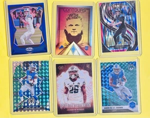 2021 Panini Mosaic - Rookies Amon-Ra St. Brown #328 Green Mosaic (RC) FIRE LOT - Picture 1 of 2