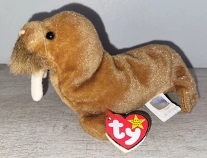 Ty Beanie Babies Paul The Seal 1999 Rare Canadian Double Tush Tags - Picture 1 of 7