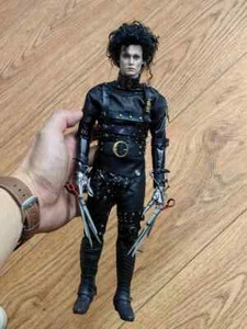 PRESENT TOYS PT-sp52 Edward Scissorhands Depp Leather Hair Implants 1/6 - Picture 1 of 10