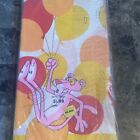 VTG Pink Panther Birthday  Paper Table Cloth - New in package 60x102 Party Time