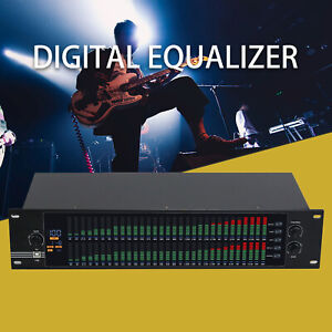 EQ-323 Dual 31-band Graphic Equalizer Spectrum Digital Equalizer for Stage