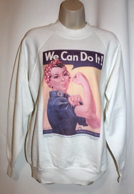 Sudadera De Colección We Can Do It Rosie the Riveter Mujer Talla L MUY BUENA Foto 1 de 4