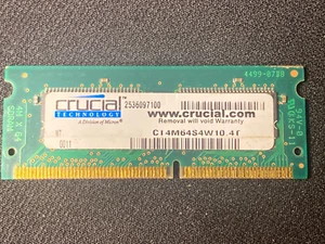 Crucial Technologies by Micron 32MB Synchronous 66mhz CL2 Laptop Memory - Picture 1 of 6