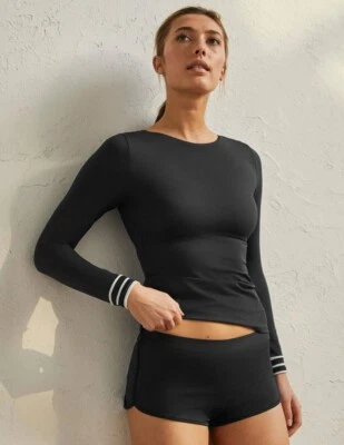 Boden - Long Sleeve Rash Guard - Damen Badetop Top Oberteil UK 6 EU 32/34 - Bild 1 von 4
