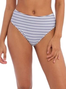NWT Women Freya New Shores High Waist Swim Brief Color Ink/White Size XS - Picture 1 of 2