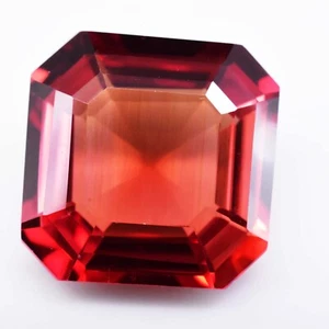 4.61 Ct Natural Maple Orange Sapphire Emerald Certified Treated Gemstone - Picture 1 of 4